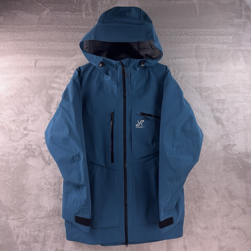 RevolutionRace Cyclone Shell Jacket Mens Size Small Blue Waterproof Hypershell